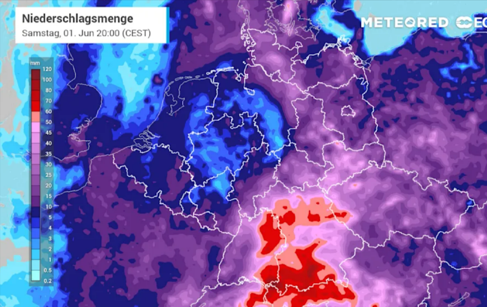 Unwetter-Alarm für Deutschland! Warnstufe Lila - heute geht es los! So sind die Prognosen