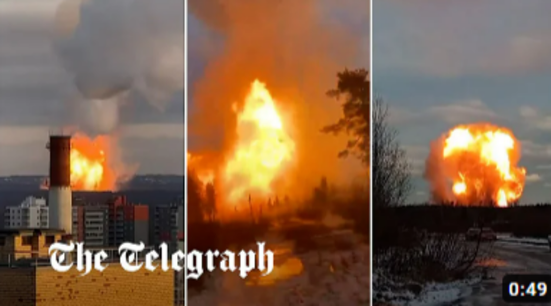 EILMELDUNG! Anschlag auf GAS-PIPELINE! Heftige Explosion in St Petersburg – RUSSLAND in FLAMMEN!