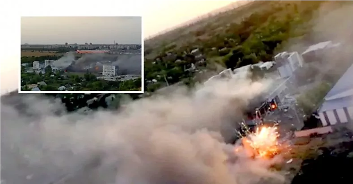 Explosion im AKW Saporischschja nach Beschuss des Atomkraftwerks!  – Vor den Augen der Atom-Behörde!