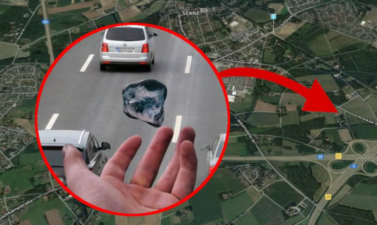 Achtung! Täter schmeißen Klo auf Autobahn von Brücke! Verfolgungsjagd mit der Polizei!