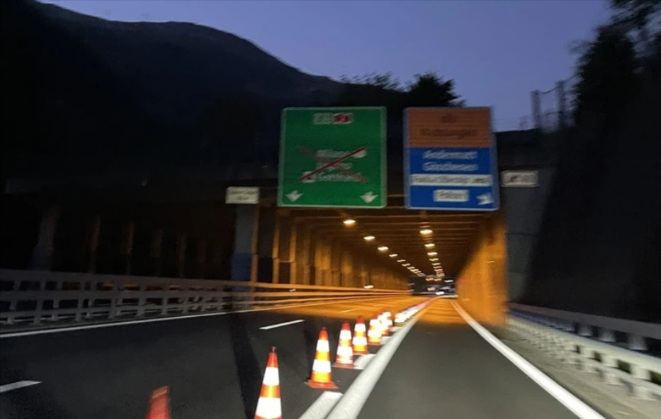 Verkehrschaos! Gotthard-Tunnel gesperrt - 25 Meter langer Riss in der Decke entdeckt