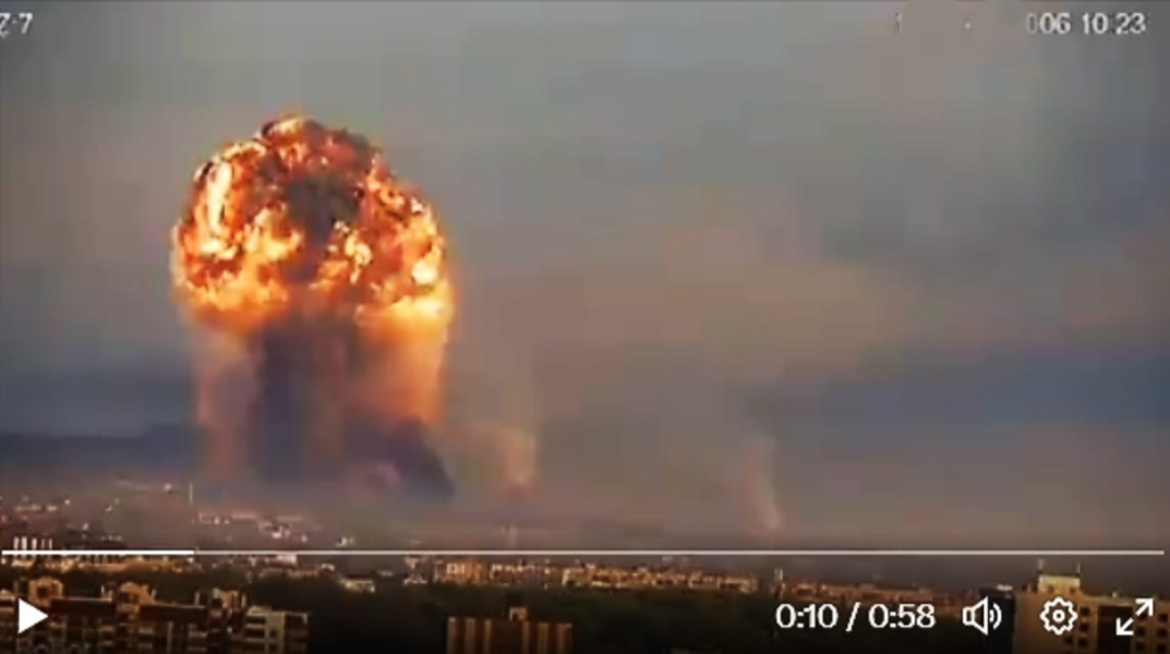 Explosion an Atomreaktor Saporischja! Drohnenattacke direkt am Kraftwerk!