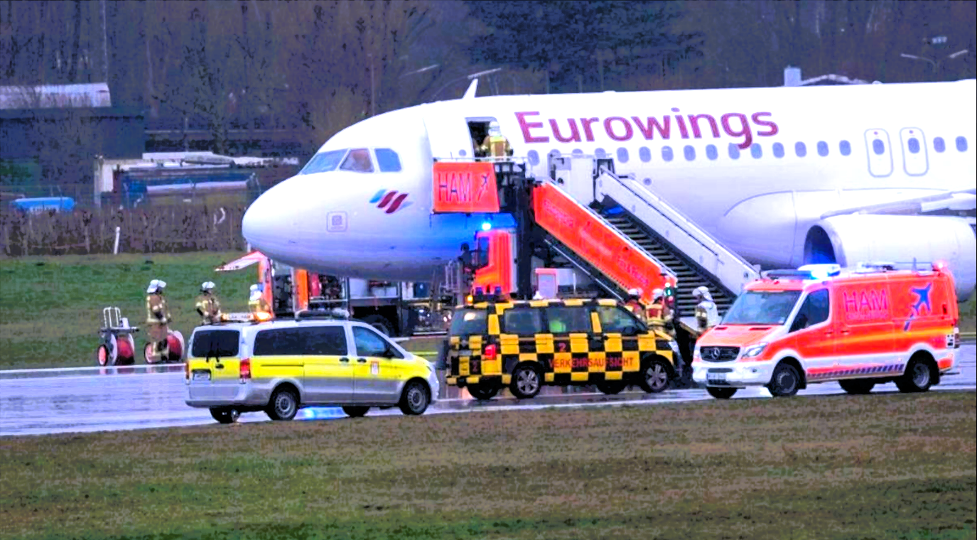 Evakuierung am Flughafen Düsseldorf - 2 Flugzeuge wegen ausgelaufenem Kerosin evakuiert