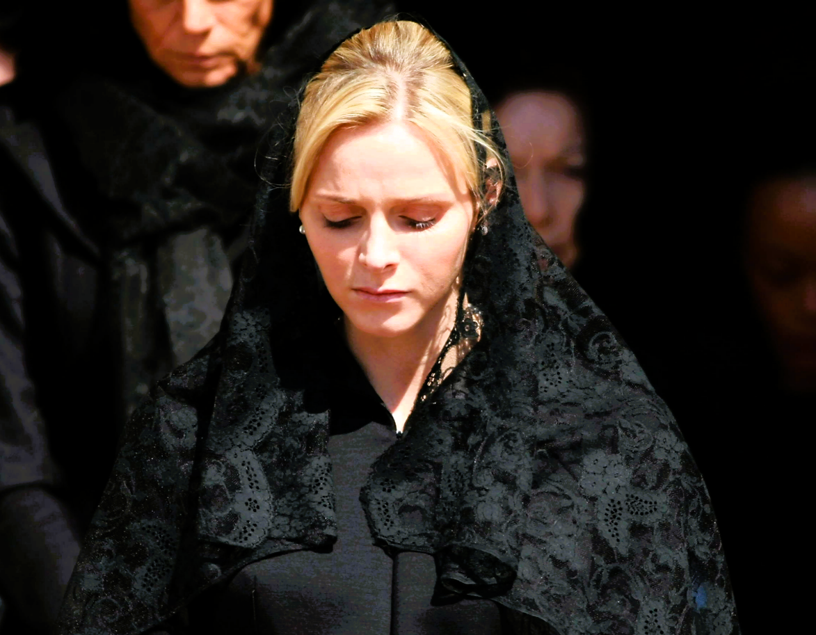 Sadness in Monaco! Princess Charlene - sad farewell - Prince Albert and Princess Charlene at the end.