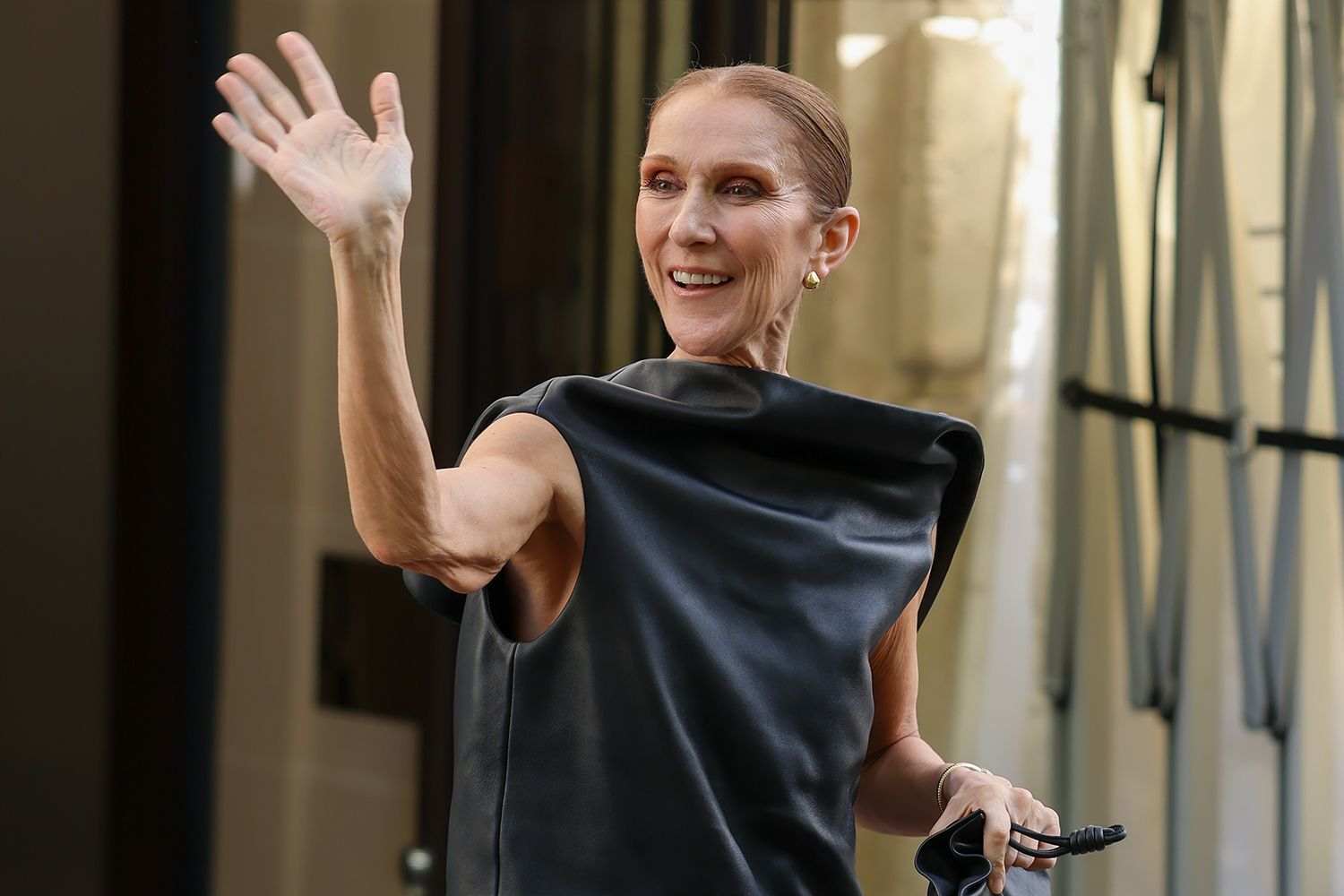 Céline Dion Turns Paris Into Her Stage in Loewe Gown Before Major Residency