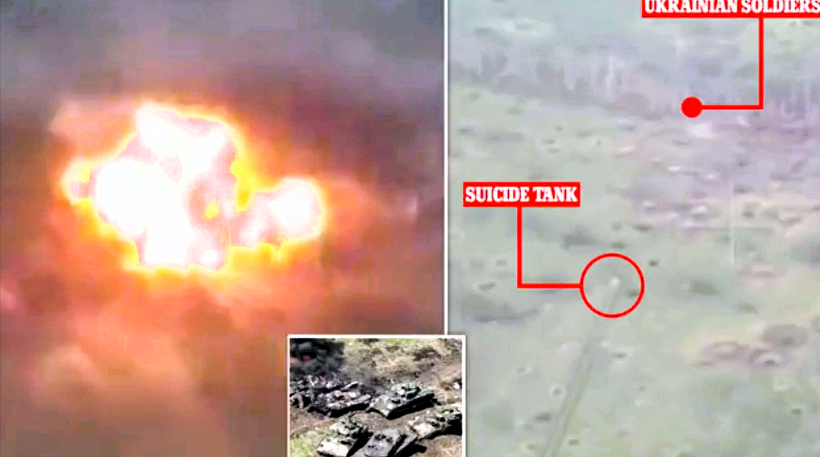 Verzweiflung! Putin setzt jetzt Kamikaze-Panzer ein! Druck der Russen auf Awdijiwka wächst durch Selbstmorangriffe