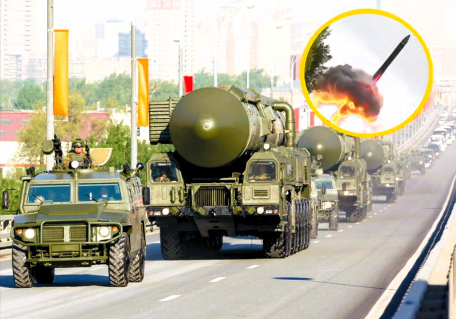Putin verlegt seine Atomwaffen! Großer Konvoi auf dem Weg nach Moskau - Experten schlagen Alarm!