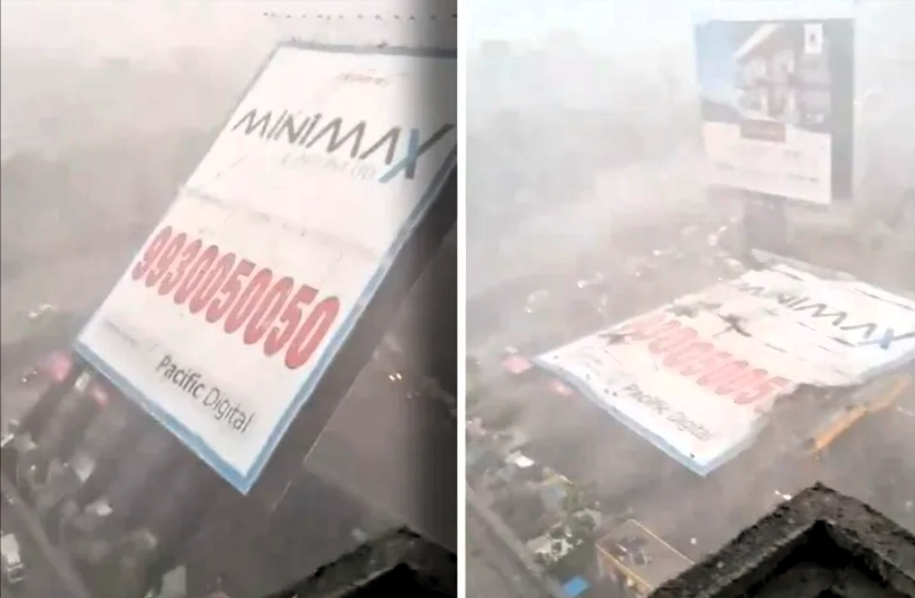 14 Tote! Sturm lässt riesige Werbetafel umstürzen - Schild stürzt auf Tankstelle und erschlägt 14 Menschen