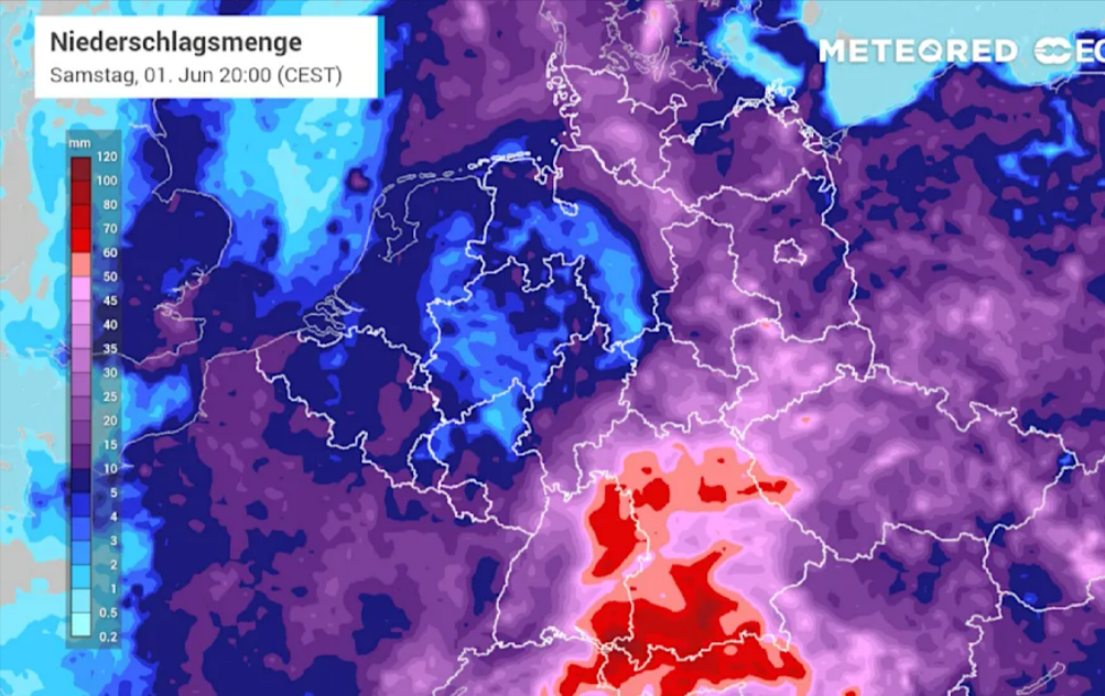 DWD erhöht Unwetter-Warnstufe! Jahrhunderthochwasser denkbar - Live-Wetterkarte hier: