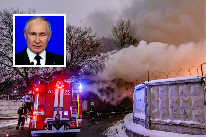 Putin geschockt! Waffenfabrik in Russland steht in Flammen - War es ein Angriff der Ukraine