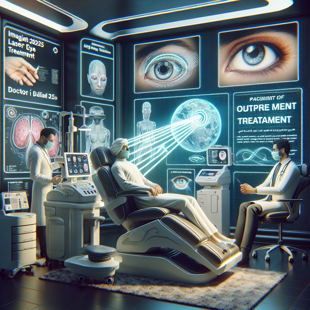 Outpatient laser eye treatment 