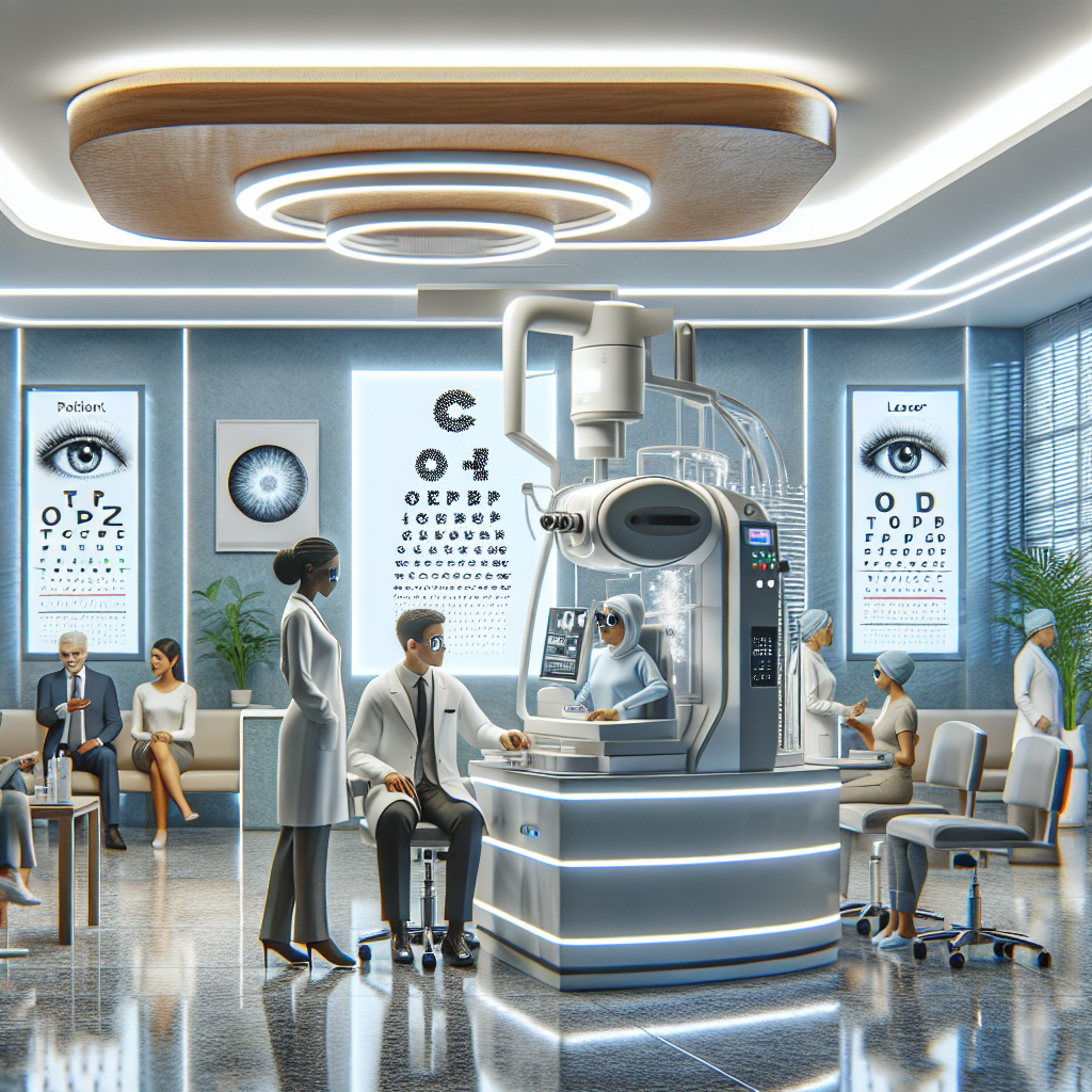 Outpatient laser eye treatment 