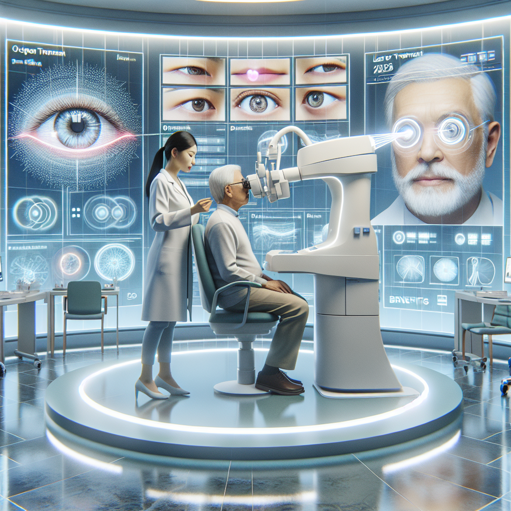 Outpatient laser eye treatment 