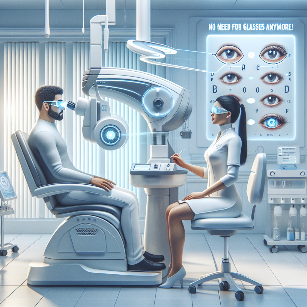 Outpatient laser eye treatment 