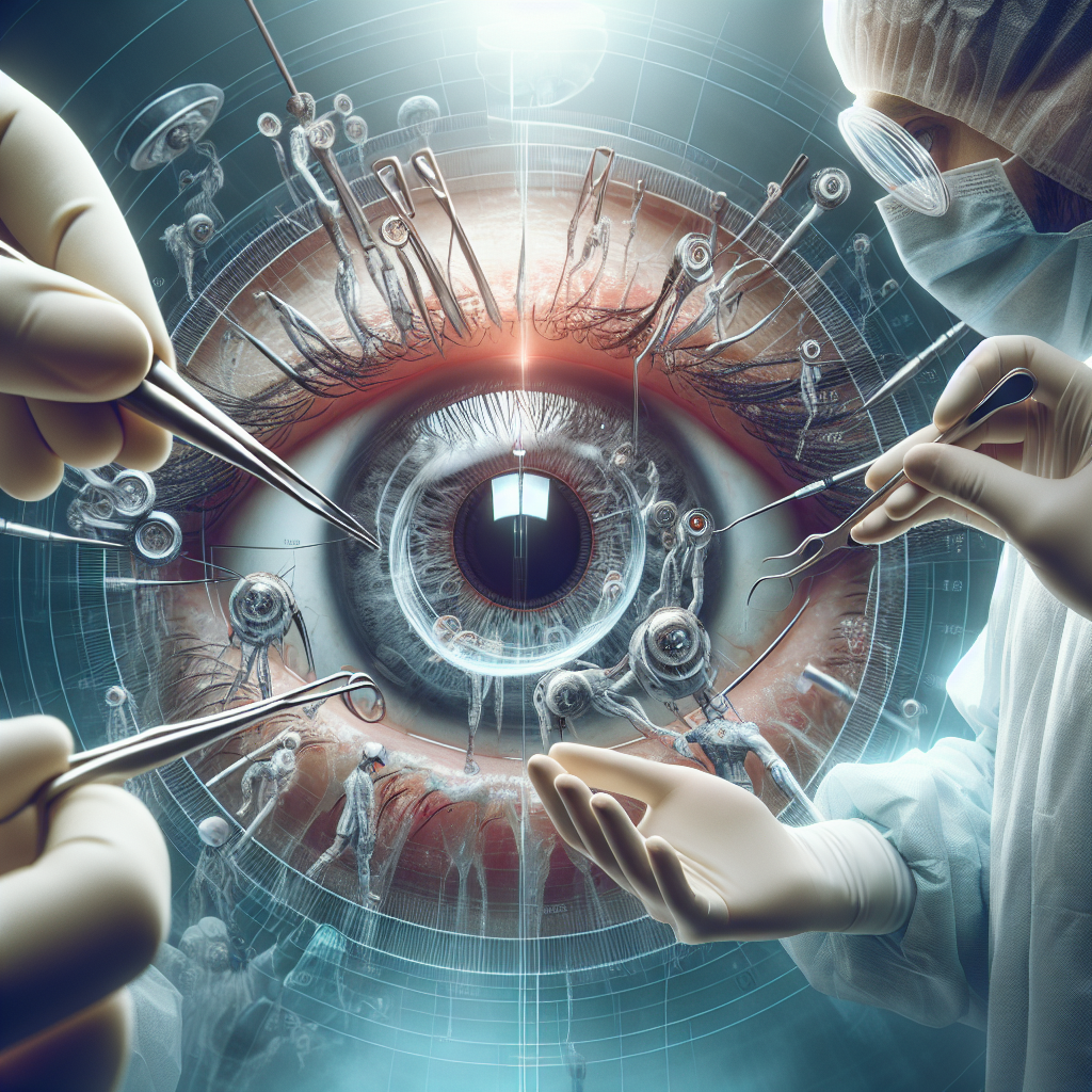Cataract eye surgery