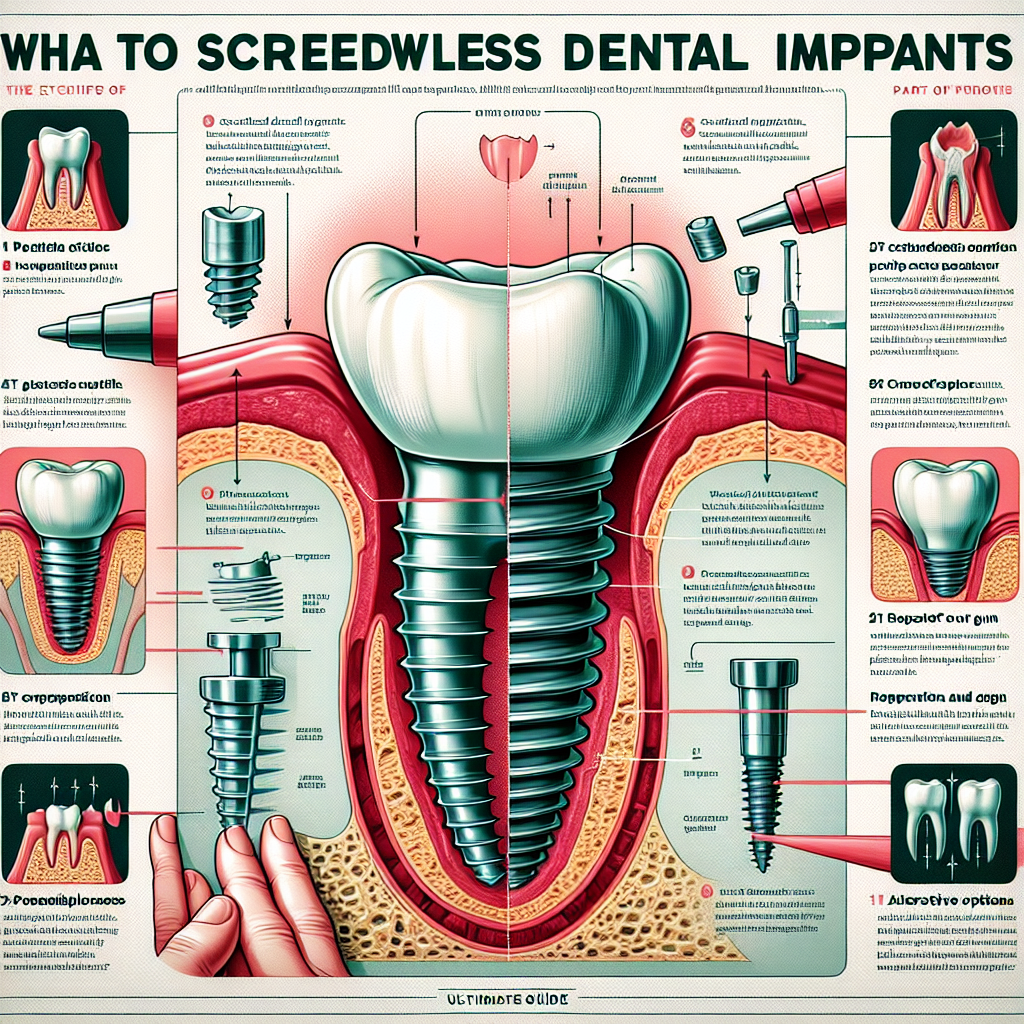 What are screwless dental implants