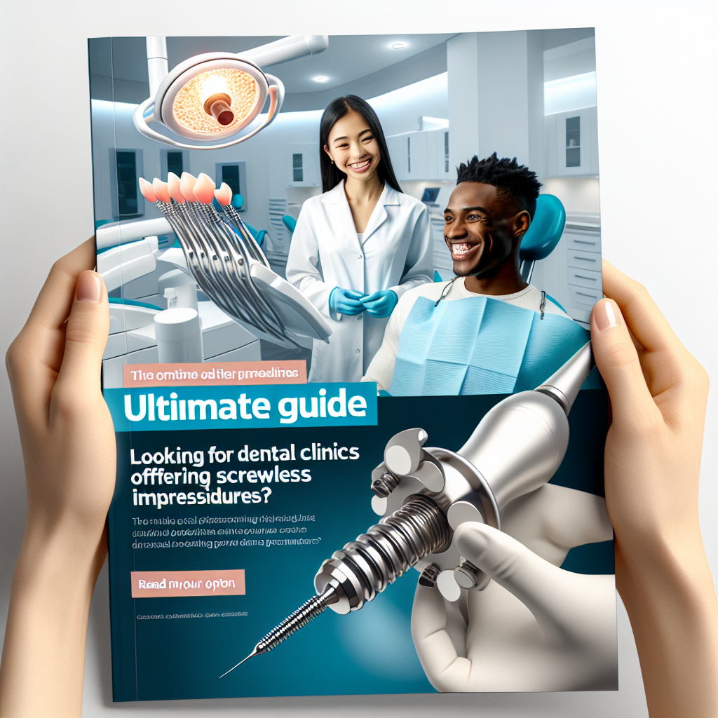 Dental clinics offering screwless implant procedures