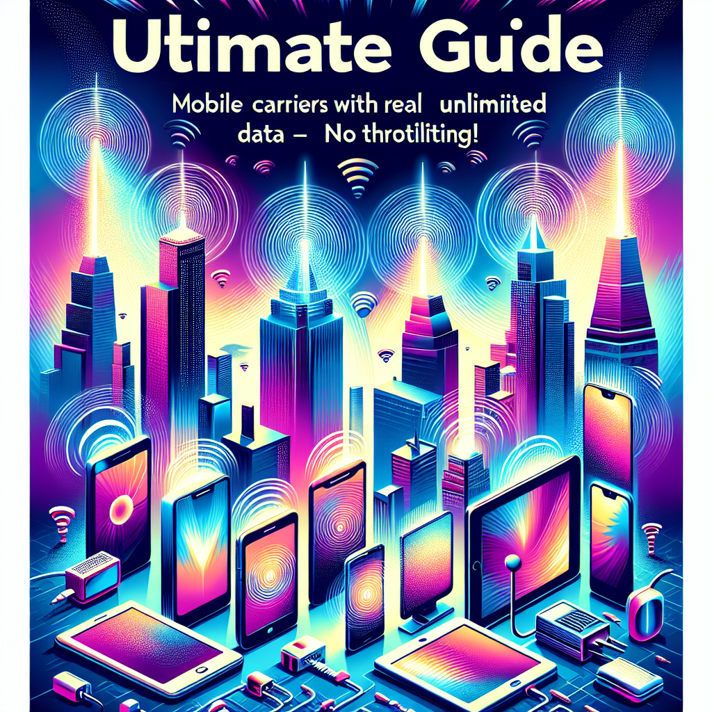Mobile carriers with real unlimited data no throttling