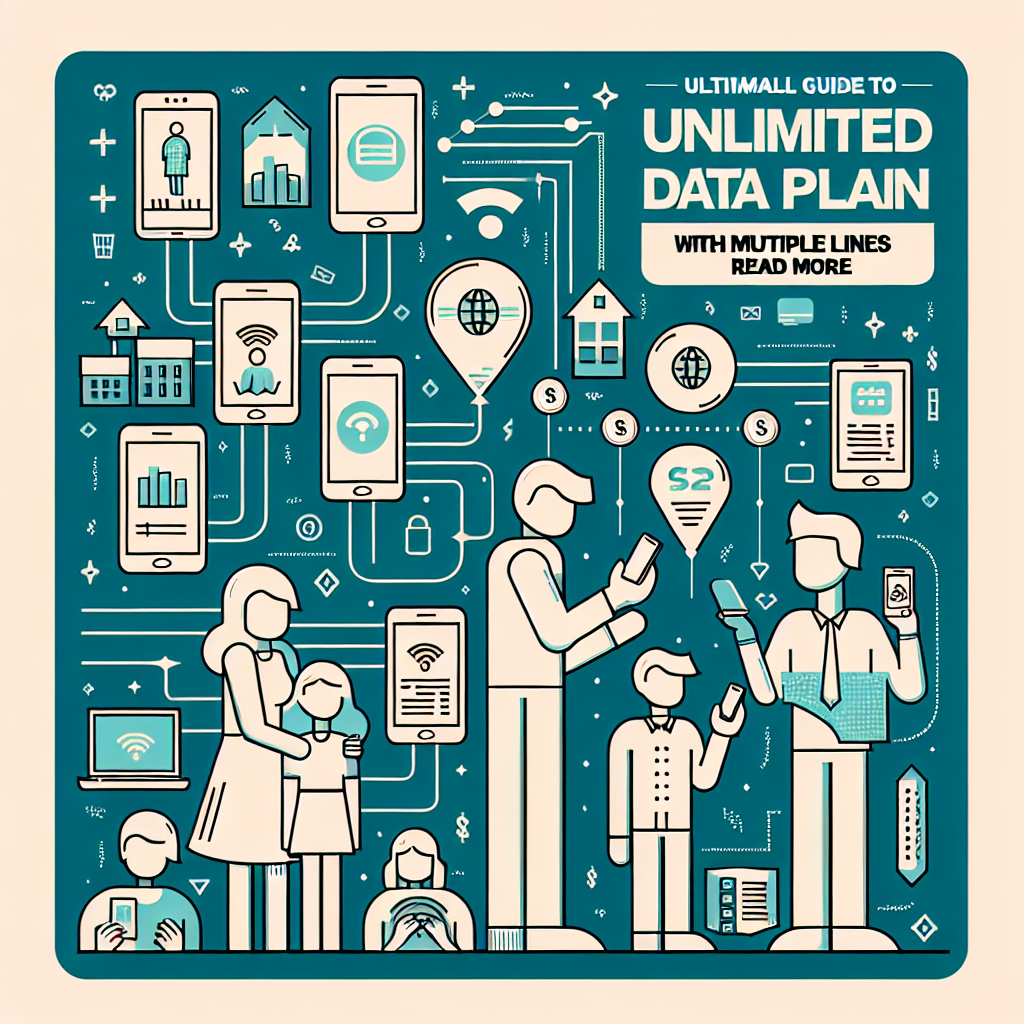 Unlimited family data plans with multiple lines