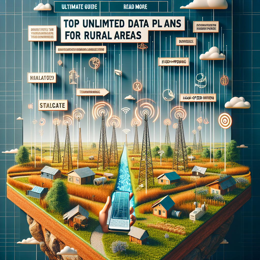 Top unlimited data plans for rural areas