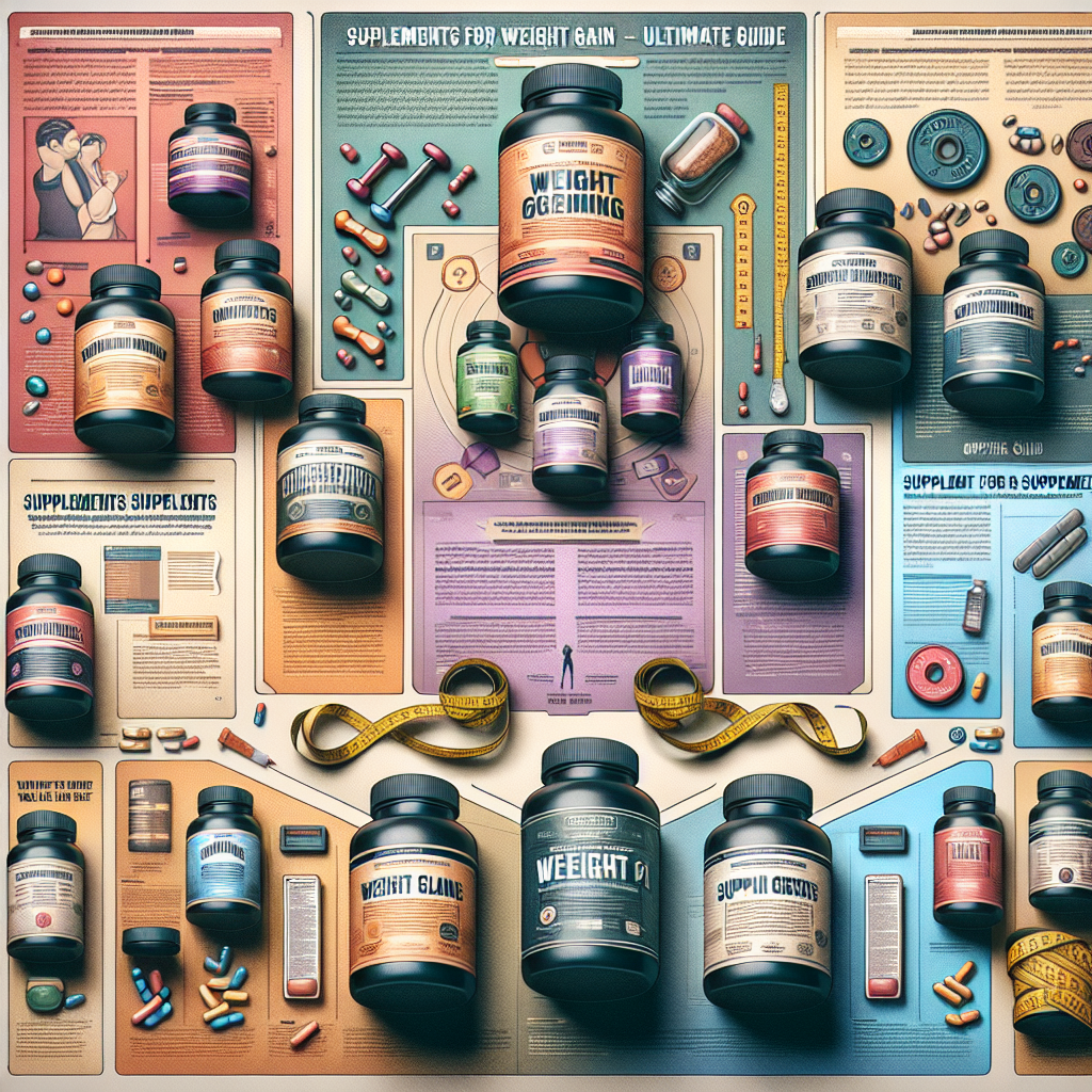 Supplements for weight gain