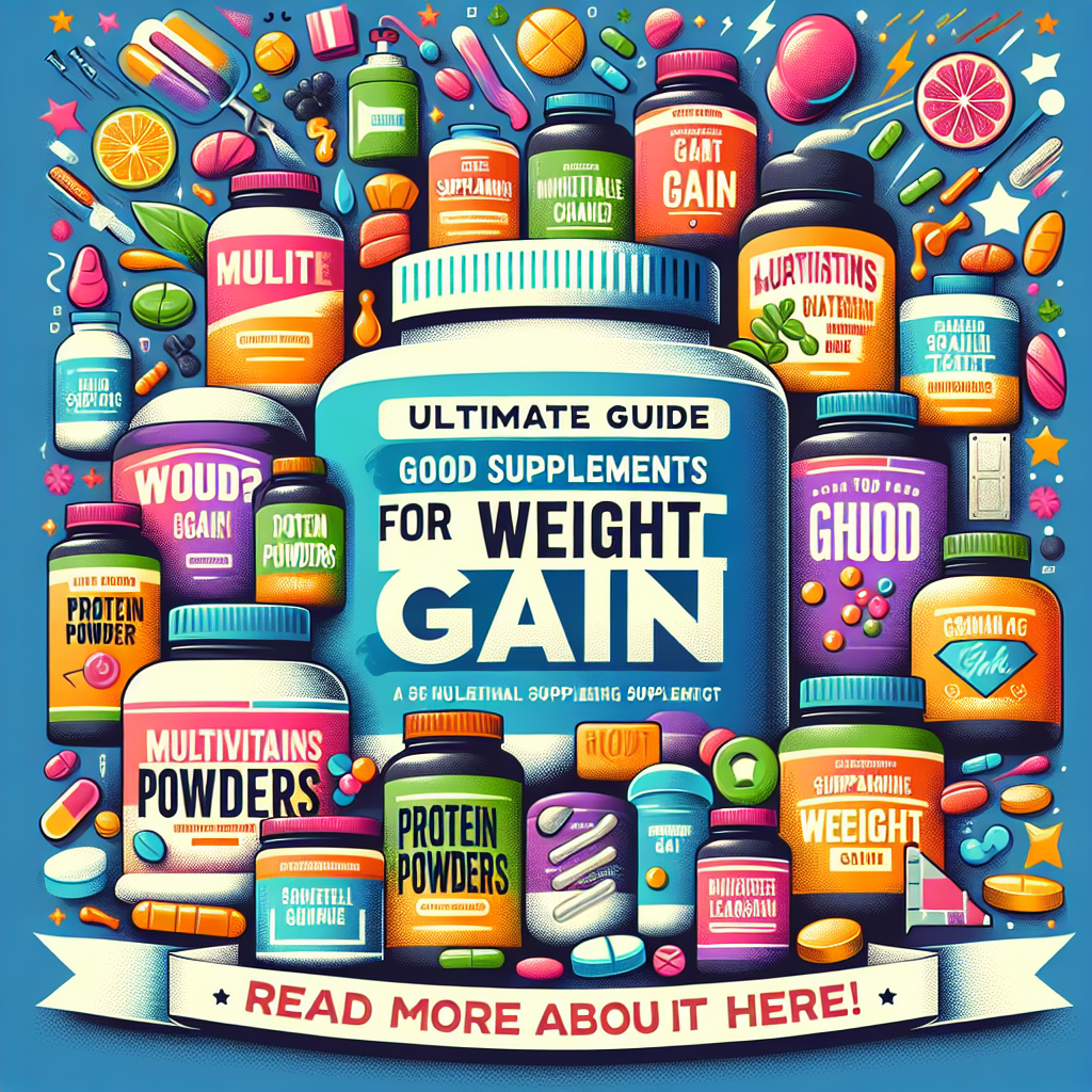 Good supplements for weight gain