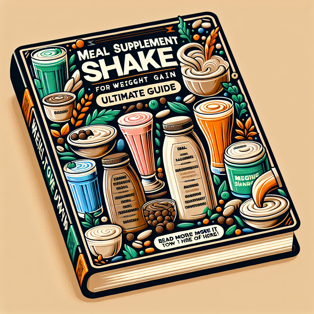 Meal supplement shakes for weight gain