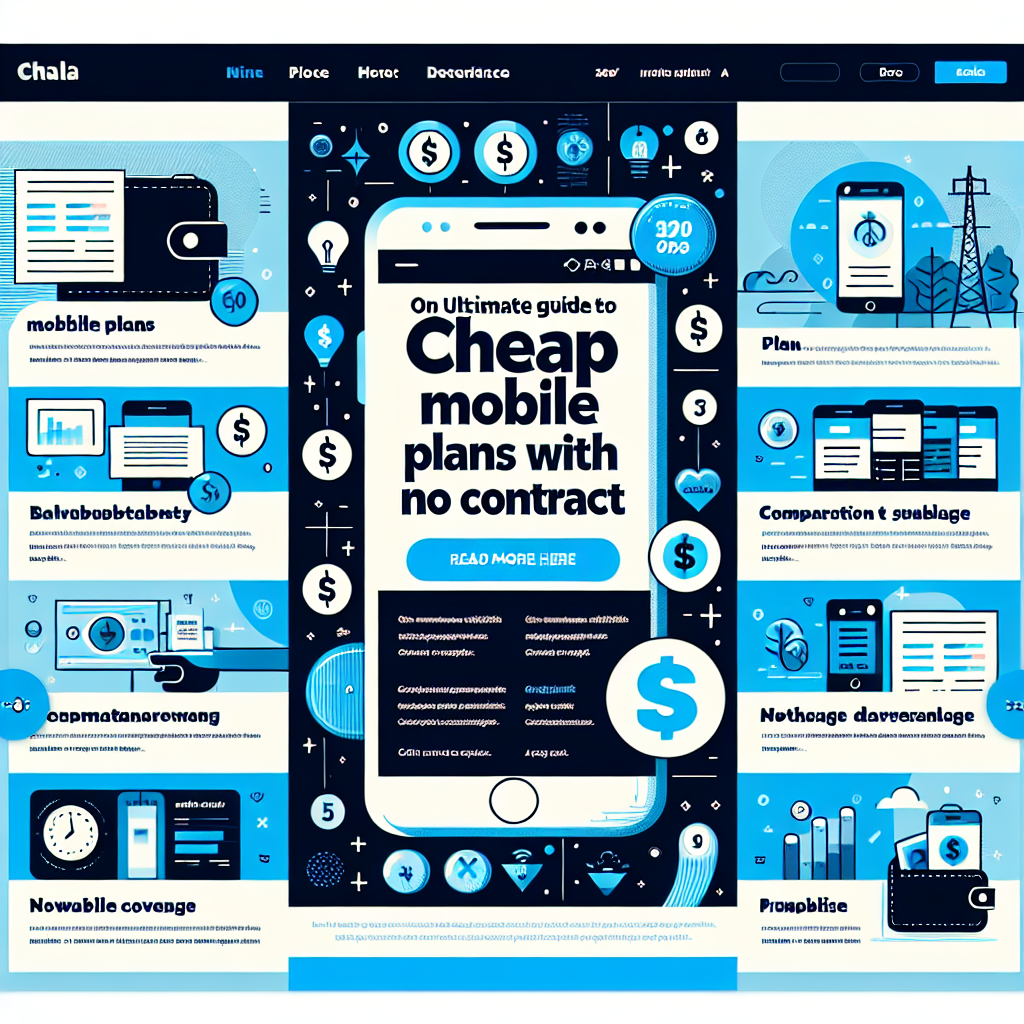 Cheap mobile plans no contract