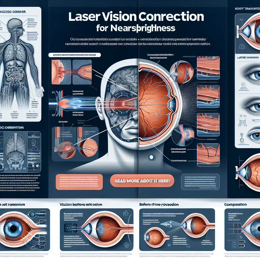 laser vision correction for nearsightedness