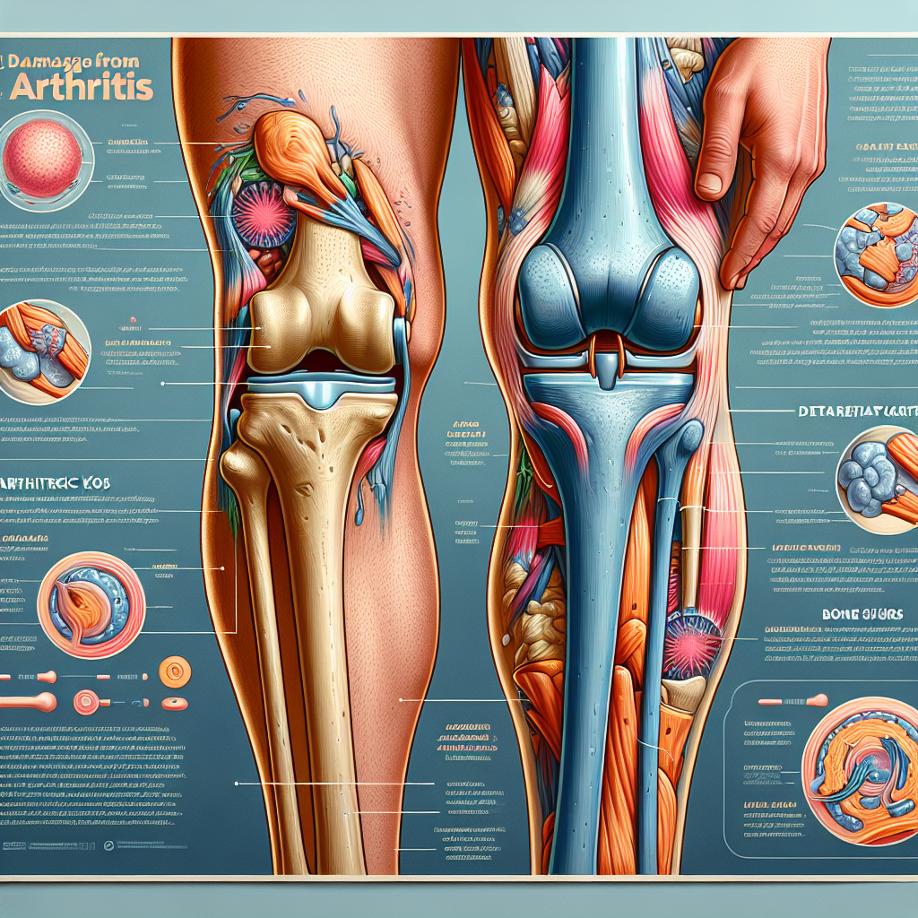 knee damage from arthritis
