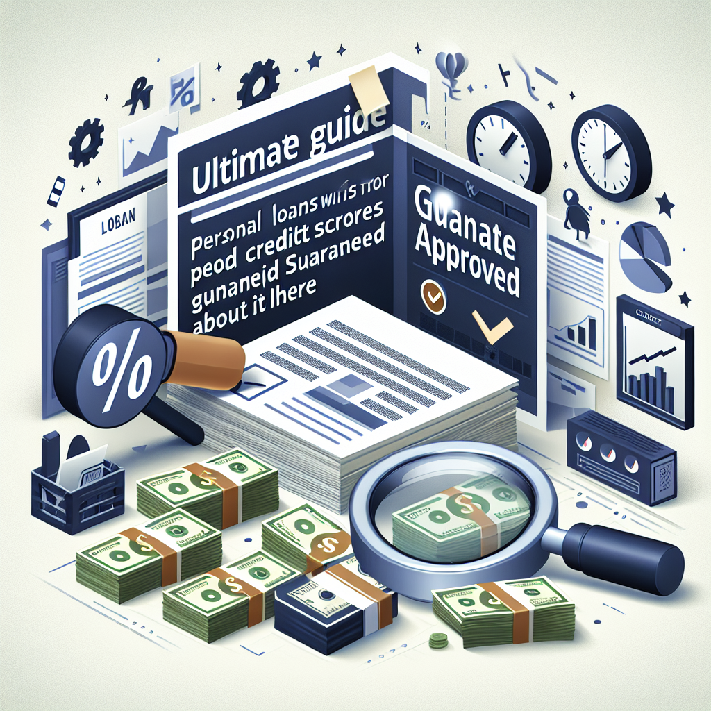 Personal Loans For Bad Credit Guaranteed Approval