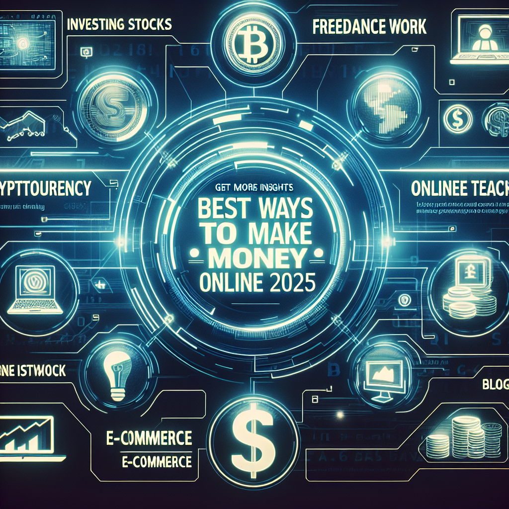 Best Ways To Make Money Online 2025