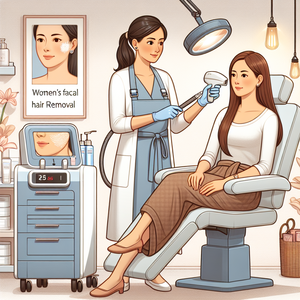 Women's Facial Laser Hair Removal