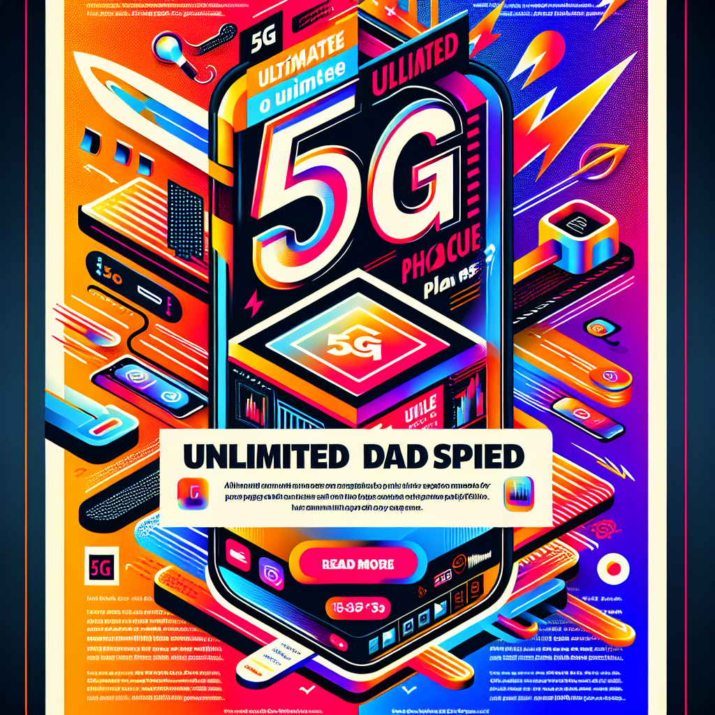 Unlimited 5G phone plans for heavy data users