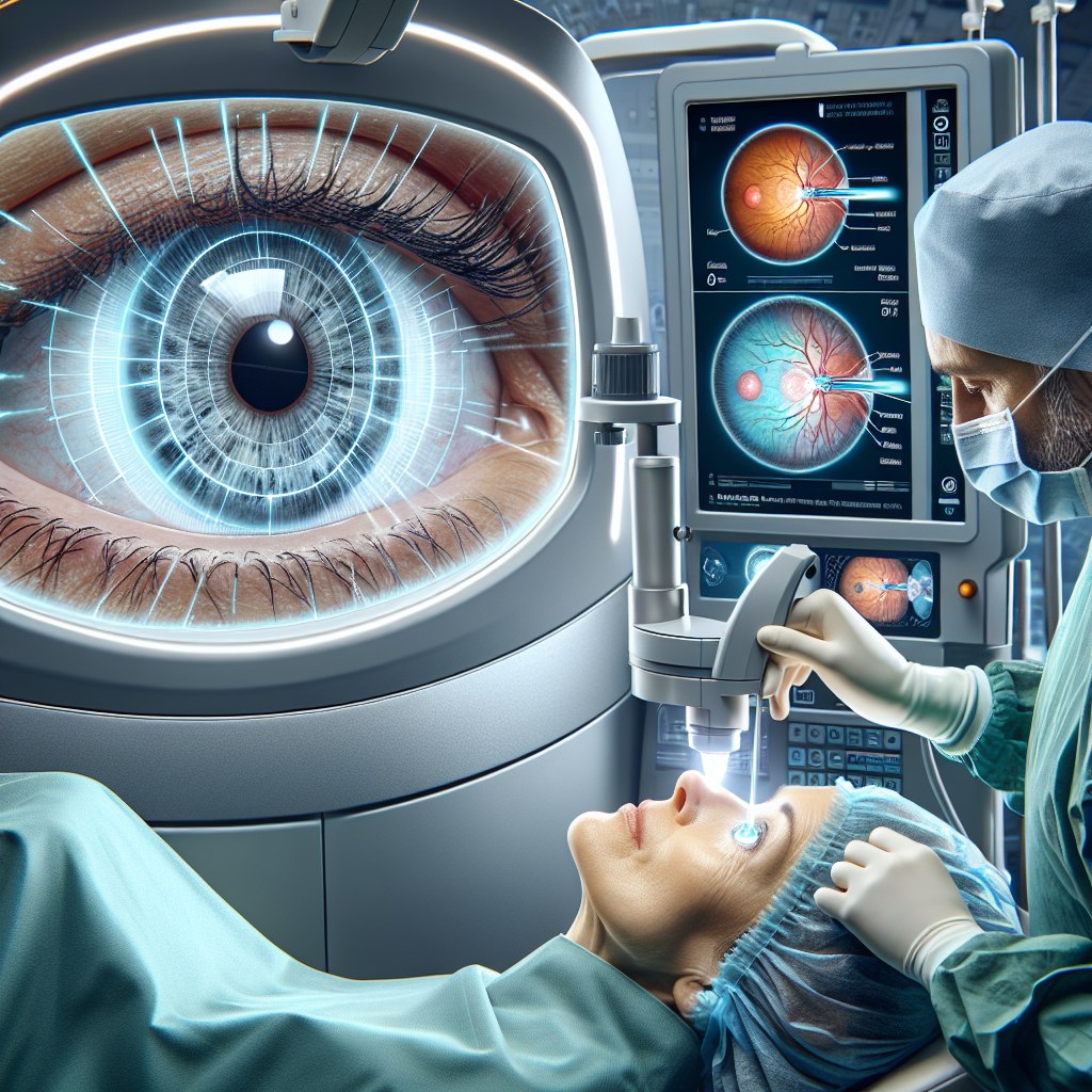 Laser eye surgery for vision correction