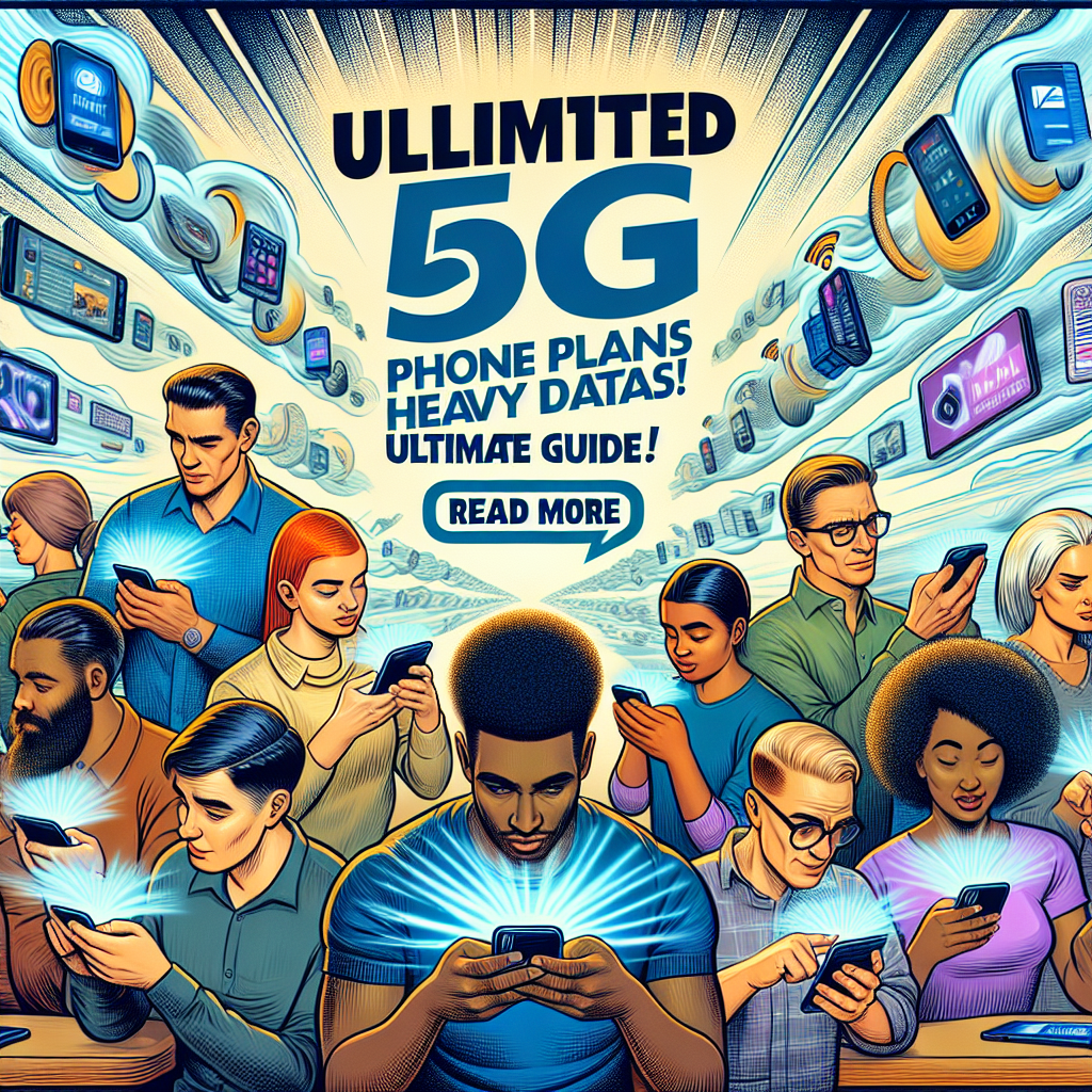 Unlimited 5G phone plans for heavy data users