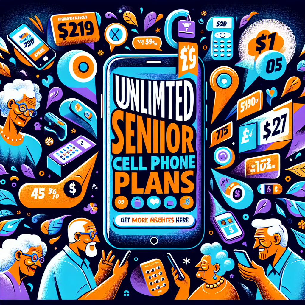 Unlimited Senior Cell Phone Plans