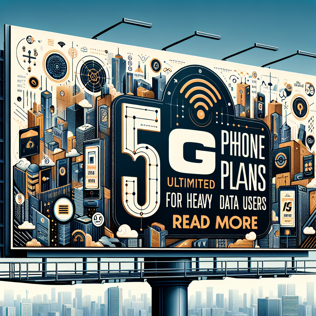 Unlimited 5G phone plans for heavy data users