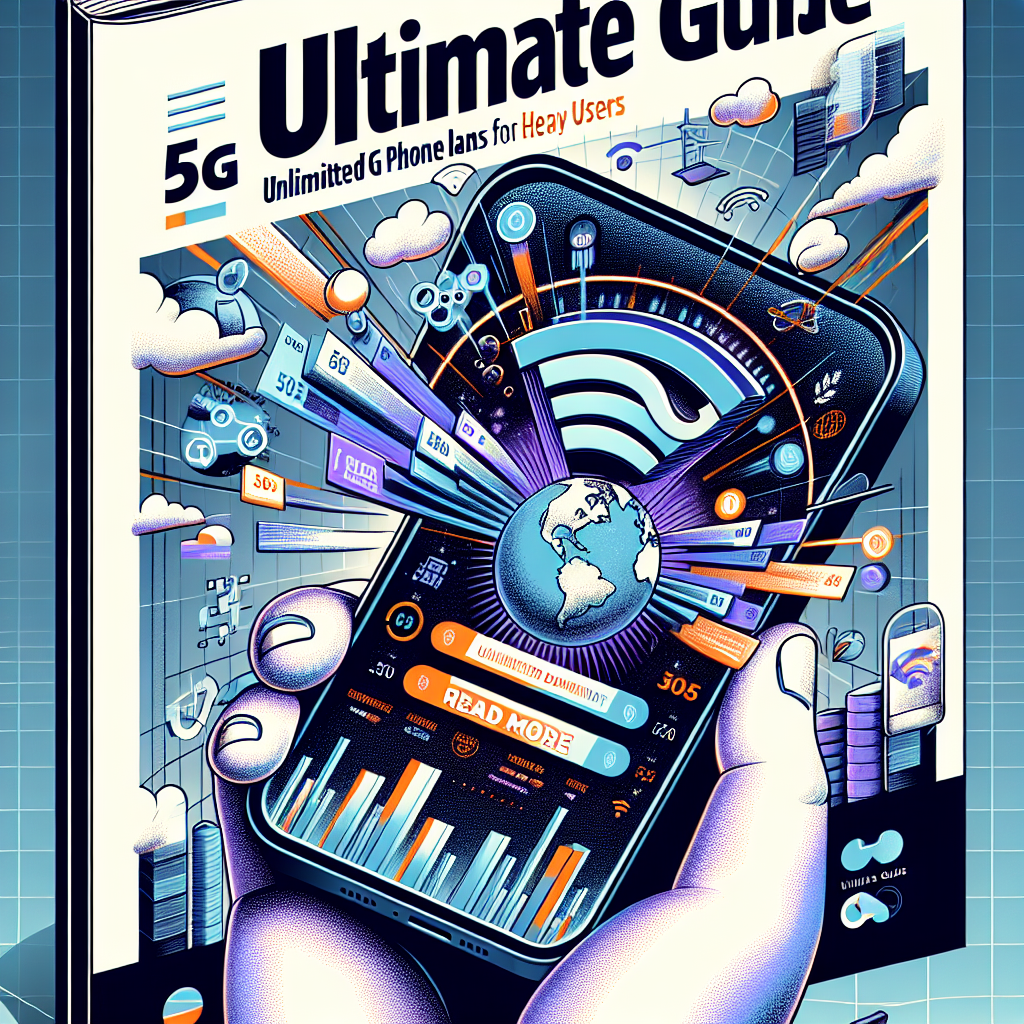 Unlimited 5G phone plans for heavy data users