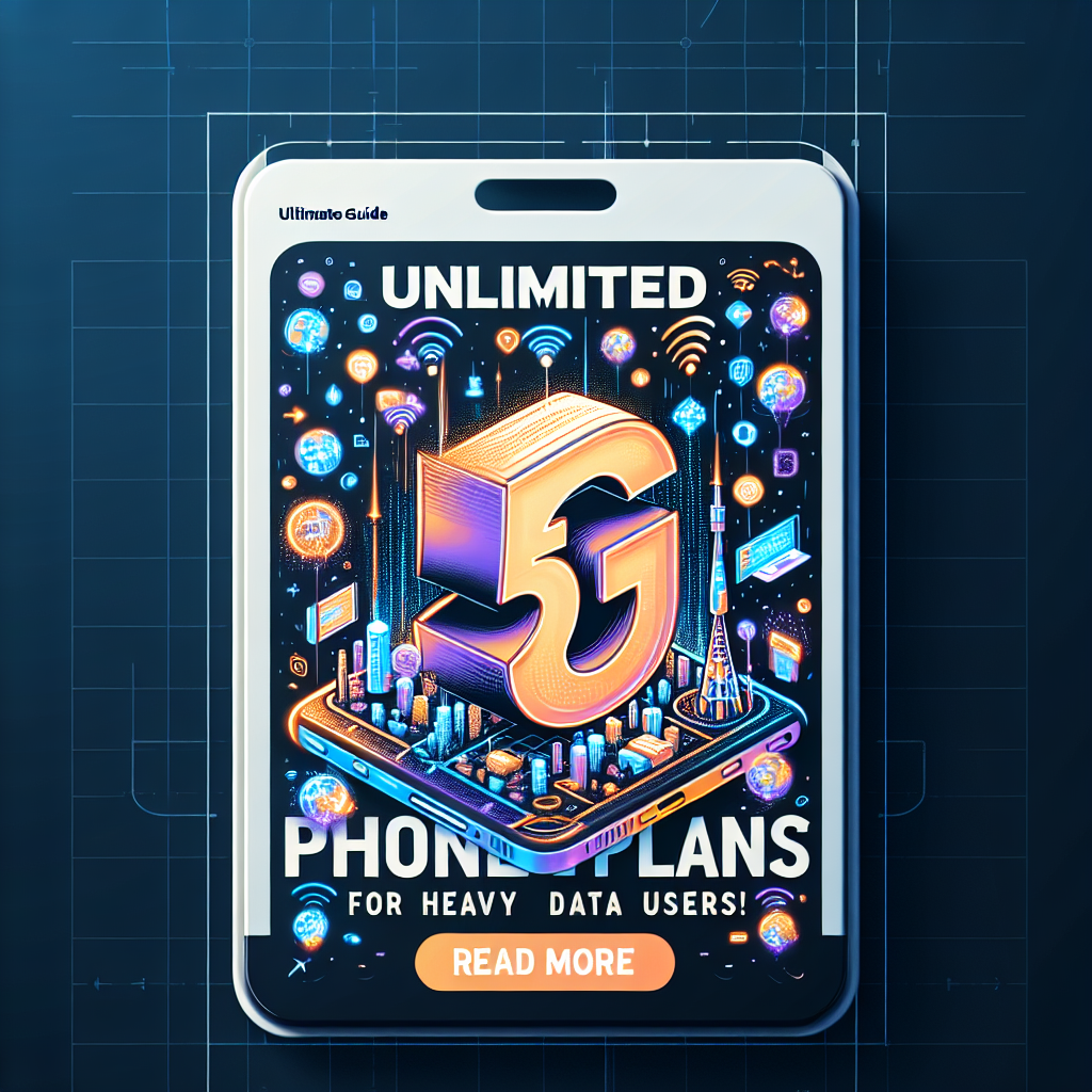 Unlimited 5G phone plans for heavy data users