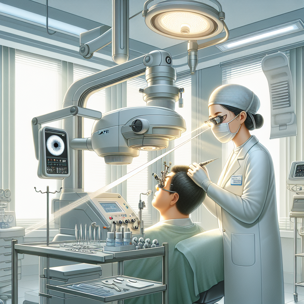 Laser eye surgery for vision correction