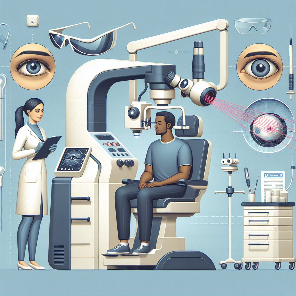 Laser eye surgery for vision correction