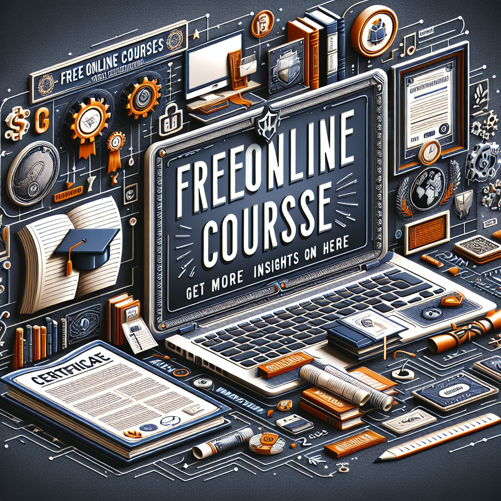 Free Online Courses With Certificate