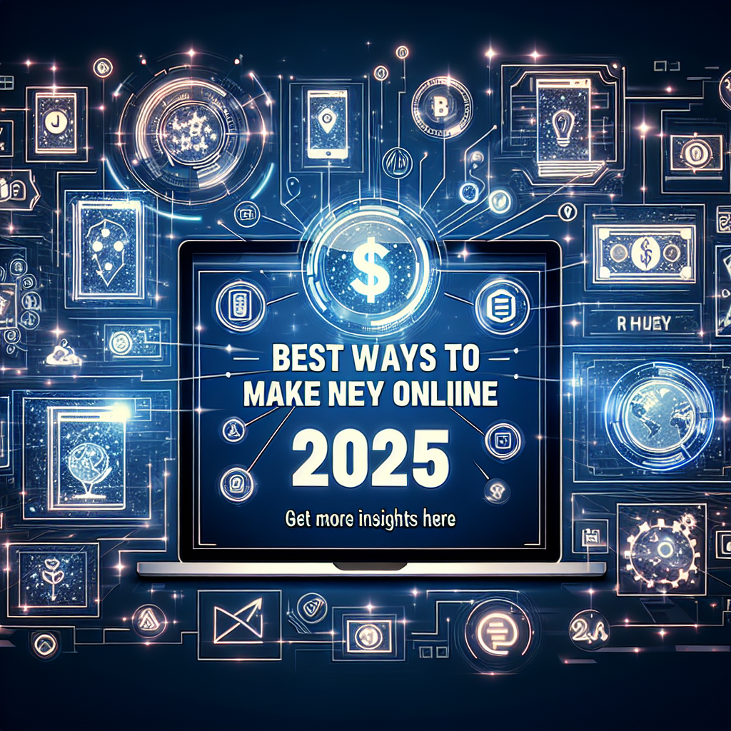 Best Ways To Make Money Online 2025