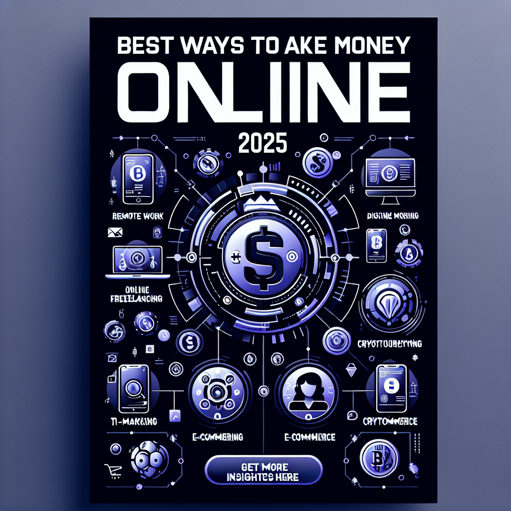 Best Ways To Make Money Online 2025