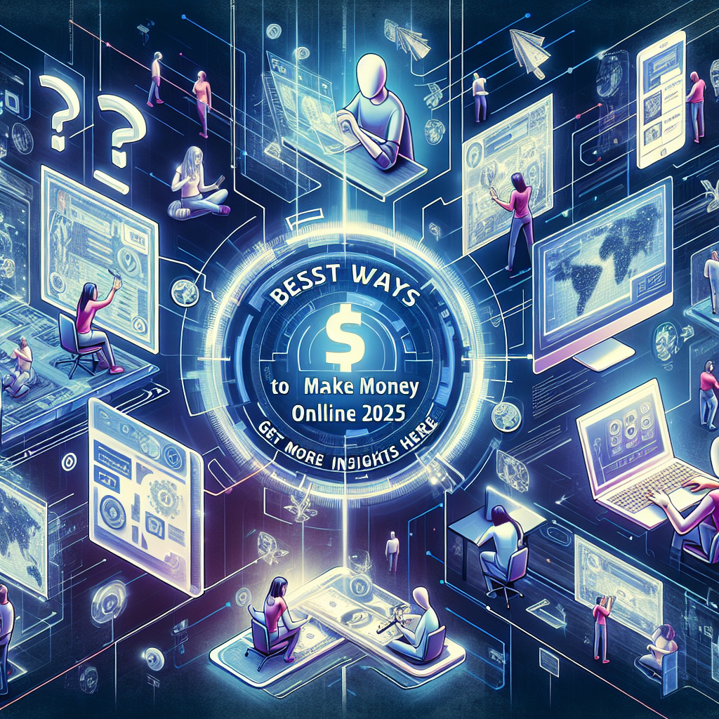 Best Ways To Make Money Online 2025