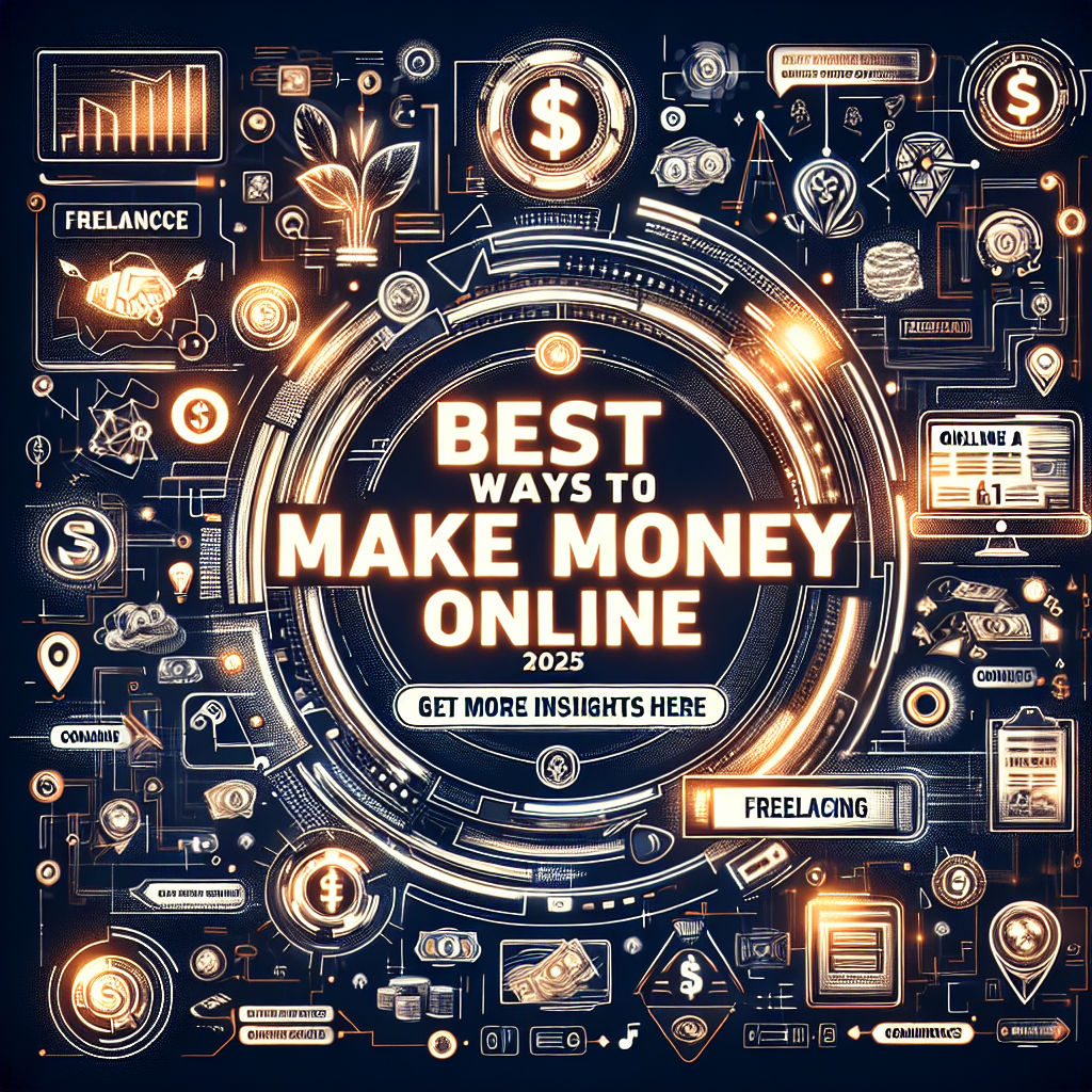 Best Ways To Make Money Online 2025