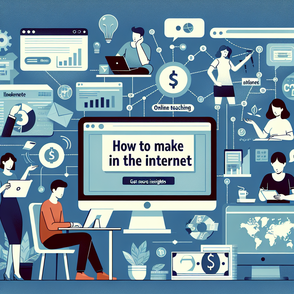 How To Make Money On The Internet