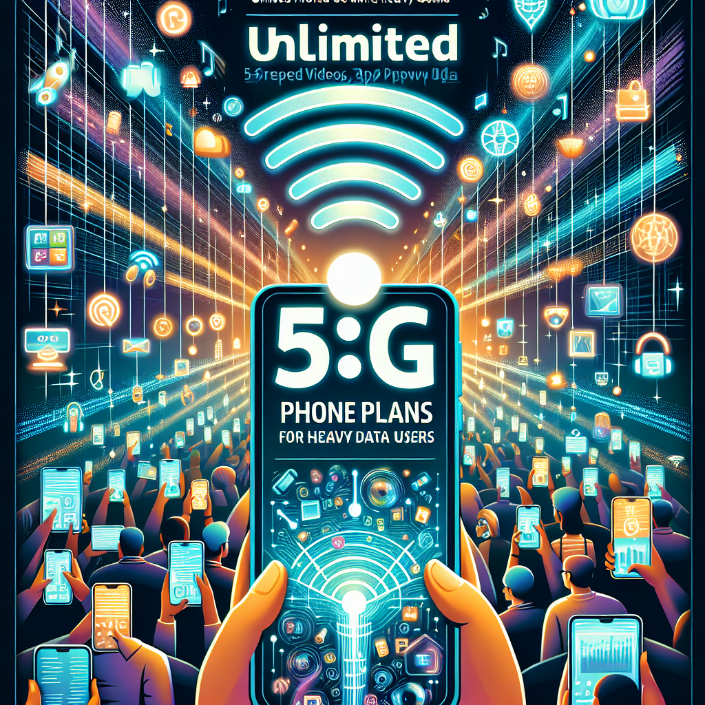 Unlimited 5G phone plans for heavy data users
