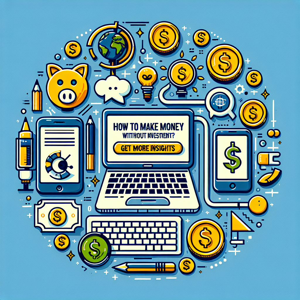 How To Make Money Online Without Investment